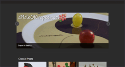 Desktop Screenshot of aplateofgrapes.com